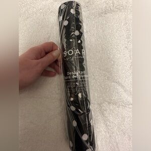 SOAR Black Polka Dot Desk Pad